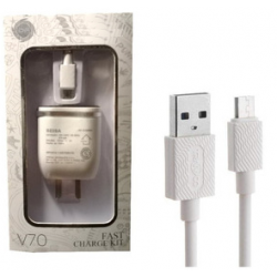 Fuente de alimentación con adaptador usb -  cable de USB a Micros USB - 12V 2A - para cámaras de seguridad (Cod:8841)