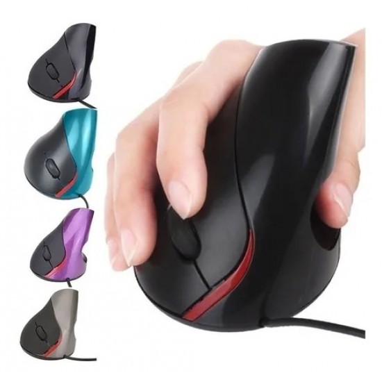 Mouse USB Vertical - 1000Dpi - 4 botones - Negro - KFD-2DY (Cod:8898)