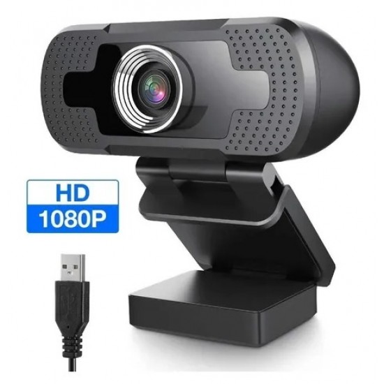 Cámara Web / Webcam Usb - 1080P Full Hd - Plug & Play - Con micrófono - Naxido (Cod:8927)