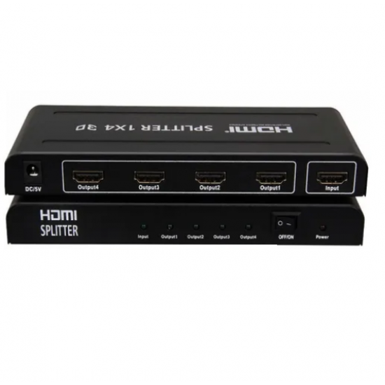 Splitter HDMI 1 entrada 4 salidas - 1080P - dc5v - SM-C7831 (Cod:8947)