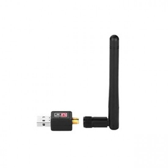Adaptador Placa de Red Inalámbrica USB - 300m Con Antena 5dbi - WD-3506B (Cod:8977)