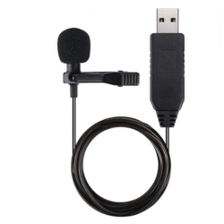 Micrófono corbatero con conexión USB - Omni-direccional - GL-138 (Cod:8979)