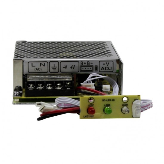 Fuente Switching Metálica UPS 12V 8A ( se puede conectar una batería ) (Cod:9102)
