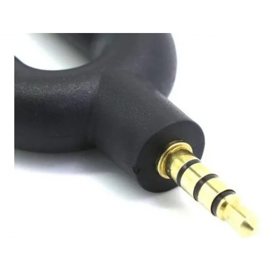 Adaptador Tipo C a 2 Jack 3.5 - para 1 auricular y 1 micrófono (Cod:9434)