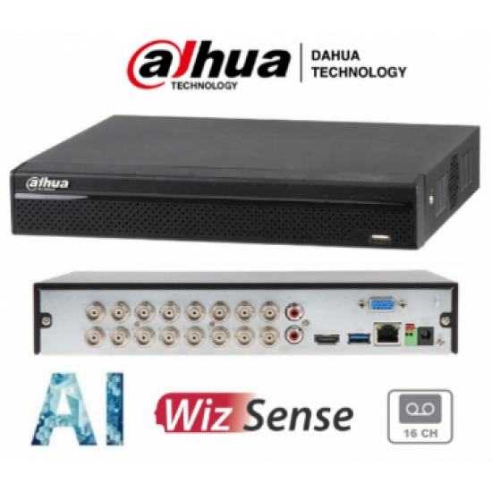 XVR5116HS-I2 - DVR 16 Canales Penta brido - 16+8ch H.265 4M coding 1 HDD - SMD Plus 16ch - IVS 2ch - FR - Inteligencia Artificial - Dahua (Cod:9144) XVR5116HS-I2 - DVR 16 Canales Penta brido - 16+8ch H.265 4M coding 1 HDD - SMD Plus 16ch - IVS 2ch - FR - Inteligencia Artificial - Dahua (Cod:9144)