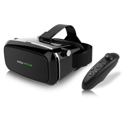 Lentes de realidad Virtual con control bluetooth para smartphone 4.7 a 6.0 - Noga VR PLUS (Cod:9195)