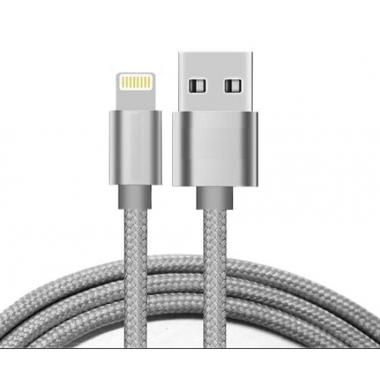 Cable usb 3.0 para iphone - macho a USB macho con cable reforzado metalizado - Varios colores  (Cod:9218)