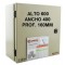 Gabinete Metálico estanco de sobreponer  - IP-65 - Con bandeja galvanizada - ALTO 600 ANCHO 400 PROF. 160 MM - GE 6040-16 - Gabexel (Cod:9305)
