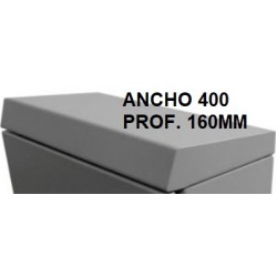 Sobretecho Metálico adicional abulonado a la parte superior del Gabinete para protecc. adicional - IP-65 - ANCHO 400 PROF. 160 MM - SGE 4016 - Gabexel (Cod:9318)