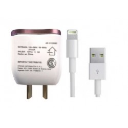 Fuente de alimentación con adaptador usb -  cable de USB a Iphone- 12V 2A - para cámaras de seguridad (Cod:9348)