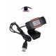 Cámara Web USB 2.0 - 1080P -rotación 180°- Montaje libre de pie - Micrófono - USB870H - Vision (Cod:9407)