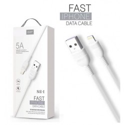 Cable usb 3.0 para iphone - macho a USB macho - Carga rápida - Blanco - S6-I (Cod:9435)