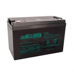 Batería de electrolito absorbido 12v 75ah - Ciclo profundo - Medidas 27 x 18x26 cm3 - Hellgrun  (Cod:9449)
