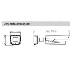 DHI-ITC431-RW1F-IRL8 - Camara para detectar patente hasta 120km - Dahua (Cod:9464)