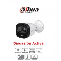 DH-HAC-ME1200DP-LED-0280B-S4 - Cámara Bullet de Disuasión Activa - Dahua (Cod:9492)