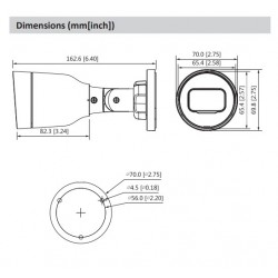 DH-IPC-HFW1239S1P-LED-0360B-S5-QH2 - Camara Bullet IP - Dahua (Cod:9730)