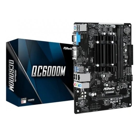 Mother + Micro Asrock QC6000M + Intel Quad Core DDR3 (Cod:9771)