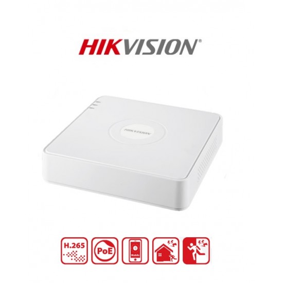 DS-7104NI-Q1/4P - NVR 4 Canales - HIKVISION (Cod:9629)