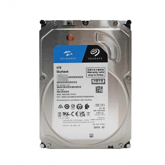 Disco Rígido SEAGATE 4TB SATA - 6gb/S - ST4000VX013 - Skyhawk (PARA DVR - SEGURIDAD) (Cod:9679)