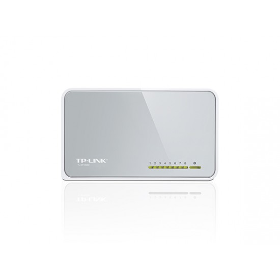 Switch de 8 puertos 10/100Mbps Mini Desk TP-Link TL-SF1008D (Cod:9701)