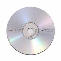 CD-R Virgen 52X 80Min 700MB - TDK (Cod:9740)