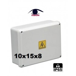 Caja de paso estanca Plástico IP65 - 10x15x8 - 502 - Vision (Cod:9747)
