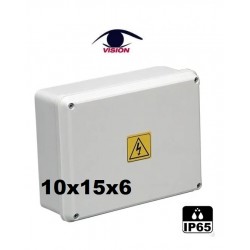 Caja de paso estanca Plástico IP65 - 10x15x6 - 511 - Vision (Cod:9748)