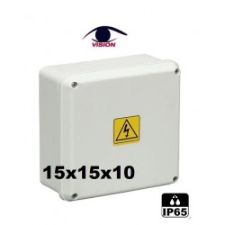 Caja de paso estanca Plástico IP65 - 15x15x10 - 506 - Vision (Cod:9749)