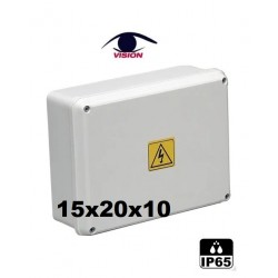 Caja de paso estanca Plástico IP65 - 15x20x10 - 508 - Vision (Cod:9750)