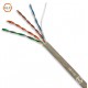 Cable UTP exterior DOBLE VAINA - Cat 6E - Negro - x 305Mts - GLC (Cod:9860)