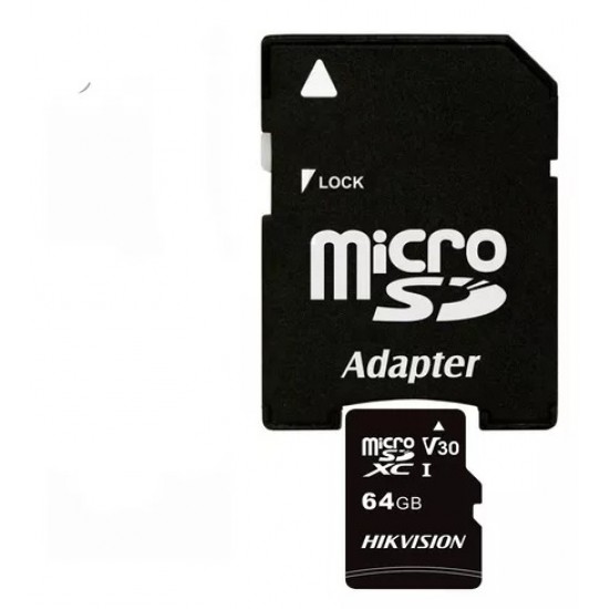 Memoria SD con adaptador micro SDXC - 64GB - Clase 10 - HS-TF-C1 64GB - HIKVISION (Cod:9920) Memoria SD con adaptador micro SDXC - 64GB - Clase 10 - HS-TF-C1 64GB - HIKVISION (Cod:9920)