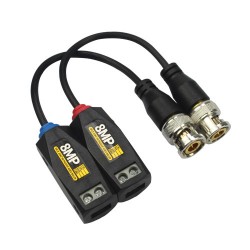 Par Video Balun Pasivo HD-CVI / TVI / AHD - 8 MPx con tornillos - VB711PH - Vision (Cod:9926)