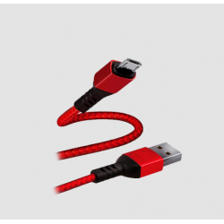 Cable Micro USB  - Micro USB macho a USB macho - 3 Mts - Rojo (Cod:9962)