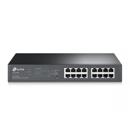 TL-SG1016PE - Switch de 16 puertos Giga (8 POE) - Smart Rack/Desk - Tp-Link (Cod:9986) TL-SG1016PE - Switch de 16 puertos Giga (8 POE) - Smart Rack/Desk - Tp-Link (Cod:9986)